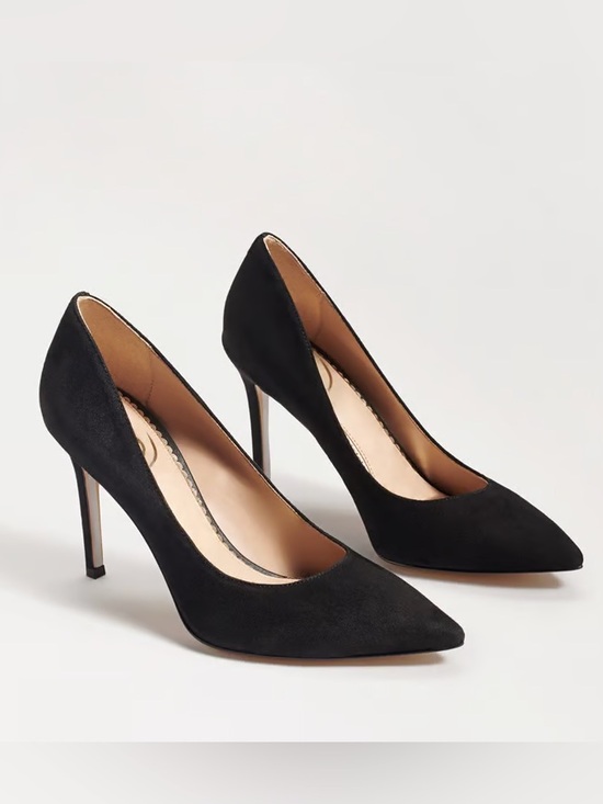 Sam Edelman Shoes - Sam Edelman - DANNA POINTED TOE HEEL in black suede, size 6 M